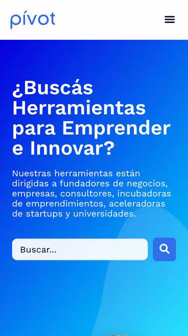 Screenshot of pivot.lat