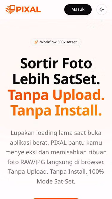 Screenshot of pixal.id