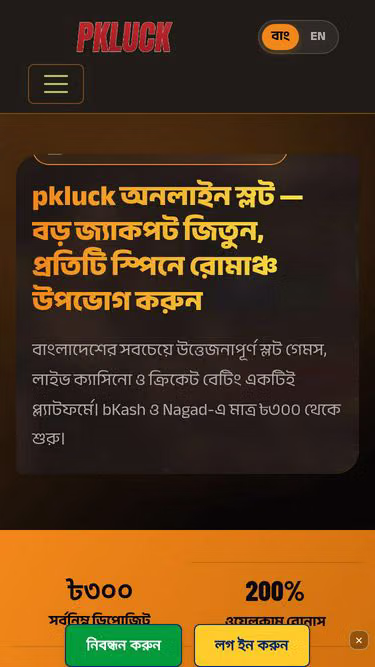 Screenshot of pkluck.cam