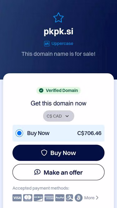 Screenshot of pkpk.si