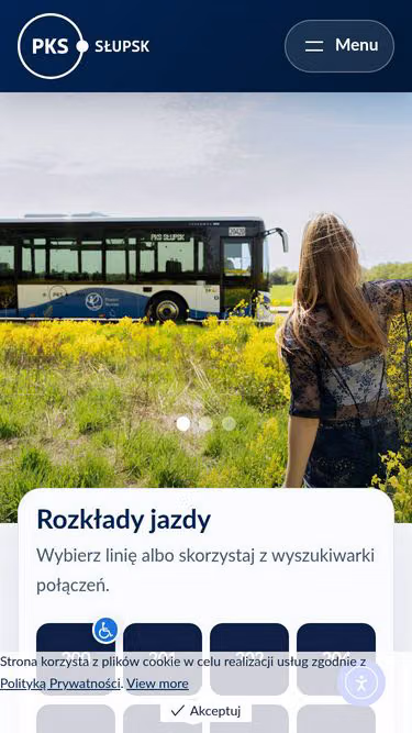 Screenshot of pks.slupsk.pl