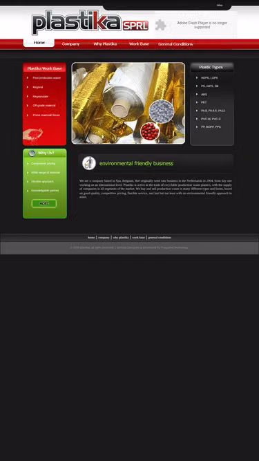 Screenshot of plastika.be