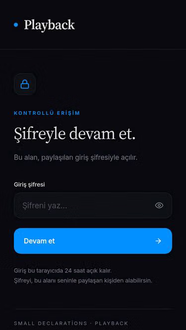 Screenshot of playback.quest