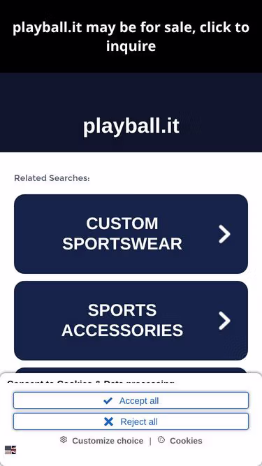 Screenshot of playball.it