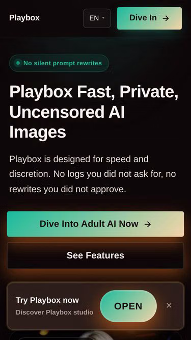 Screenshot of playbox.lat