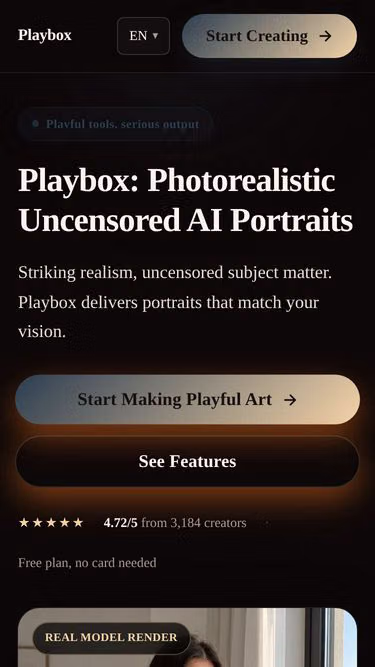 Screenshot of playbox.mom