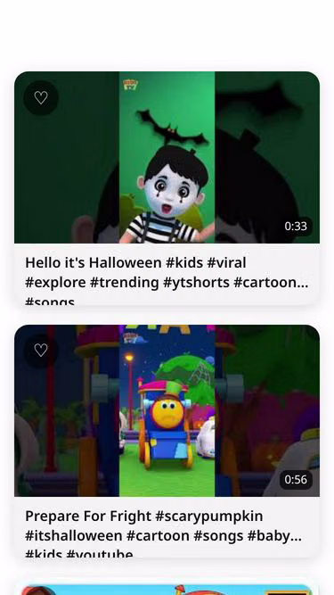 Screenshot of player.kids