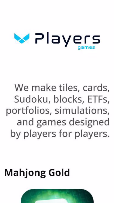 Screenshot of players.one