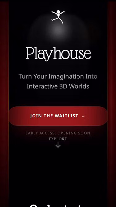 Screenshot of playhouse.ai