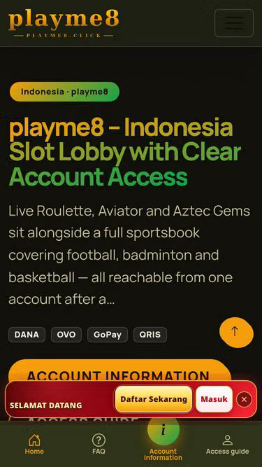 Screenshot of playme8.click