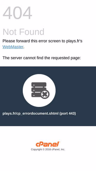 Screenshot of plays.fr