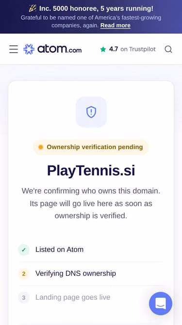 Screenshot of playtennis.si