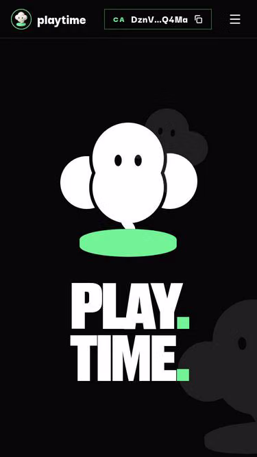 Screenshot of playtime.money