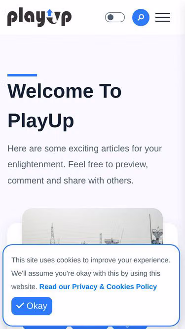 Screenshot of playup.com.ng