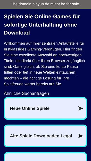 Screenshot of playup.de