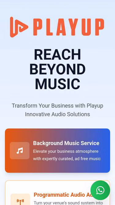 Screenshot of playup.id