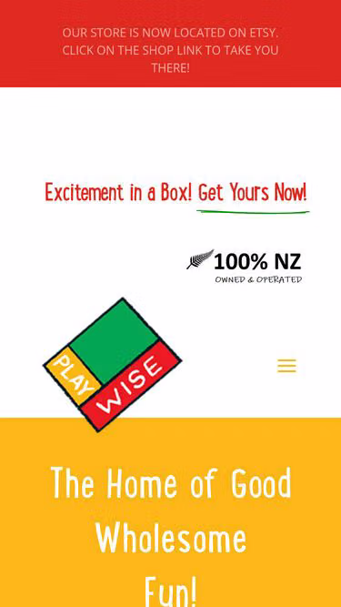 Screenshot of playwise.co.nz