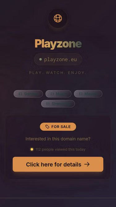 Screenshot of playzone.eu
