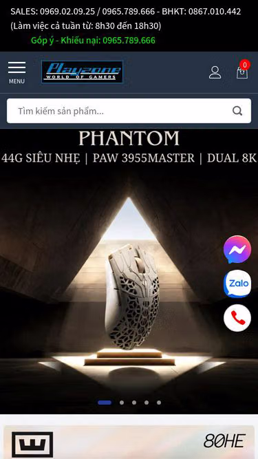 Screenshot of playzone.vn