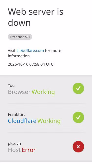 Screenshot of plc.ovh