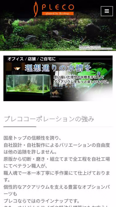 Screenshot of pleco.jp
