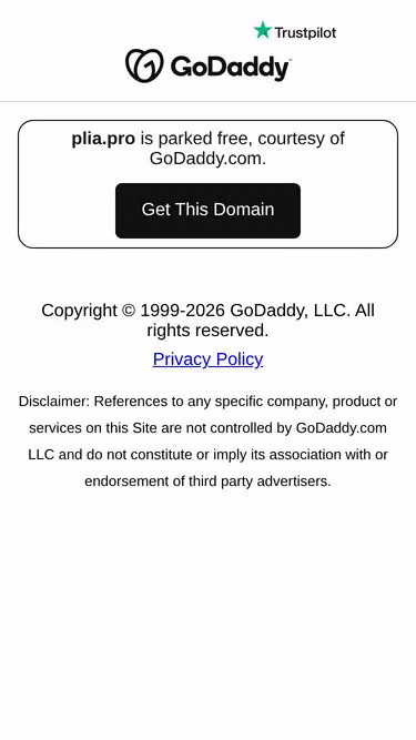 Screenshot of plia.pro