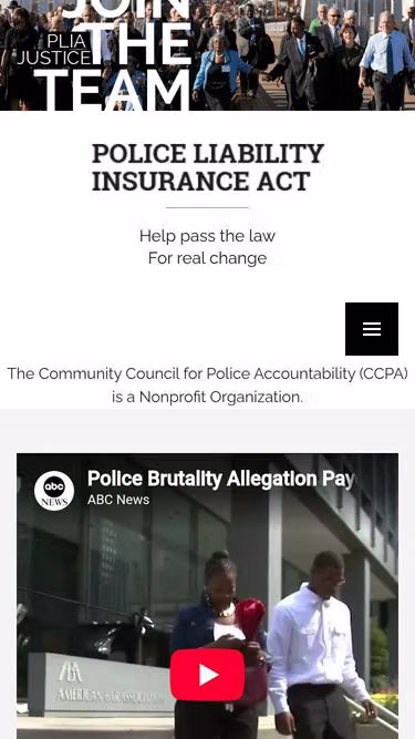 Screenshot of plia.us