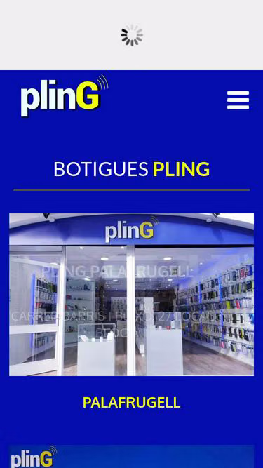 Screenshot of pling.cat