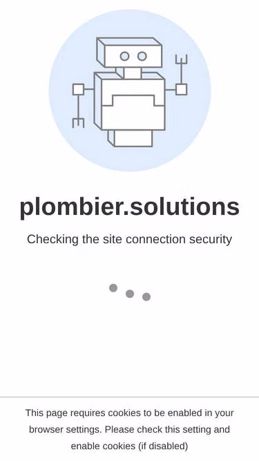 Screenshot of plombier.solutions