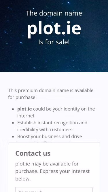Screenshot of plot.ie