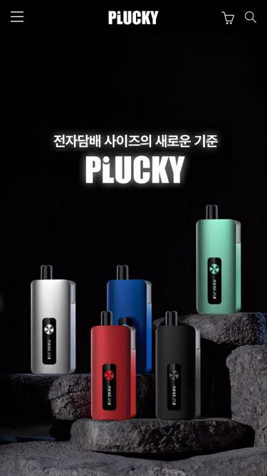 Screenshot of plucky.co.kr
