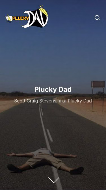 Screenshot of plucky.dad