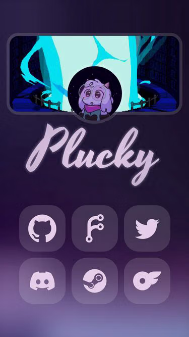 Screenshot of plucky.lol