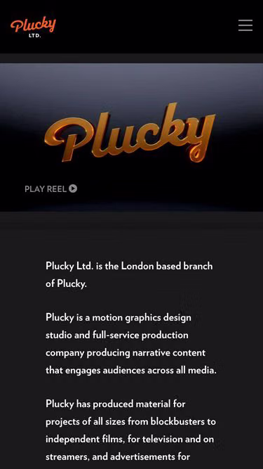 Screenshot of plucky.ltd