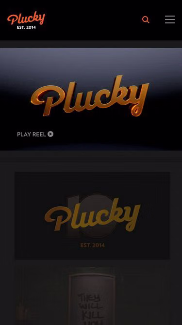 Screenshot of plucky.tv