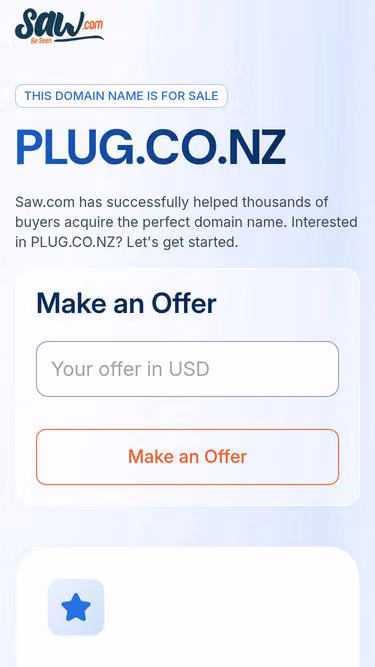 Screenshot of plug.co.nz