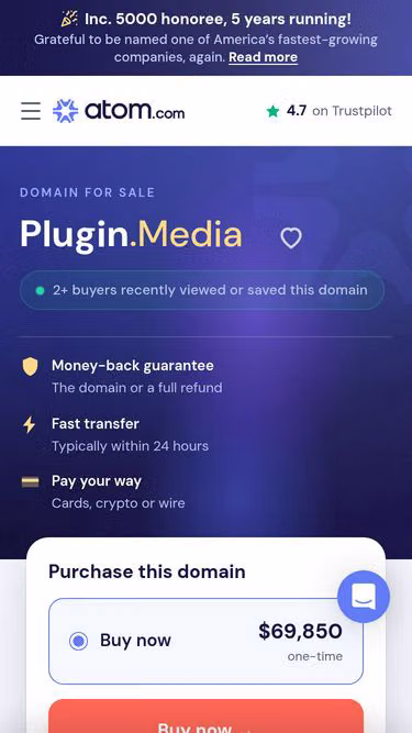 Screenshot of plugin.media