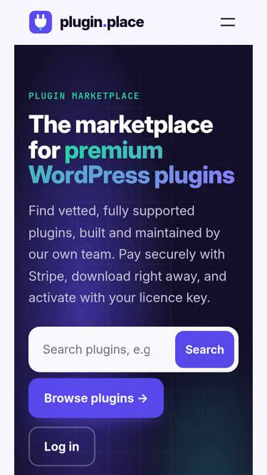 Screenshot of plugin.place