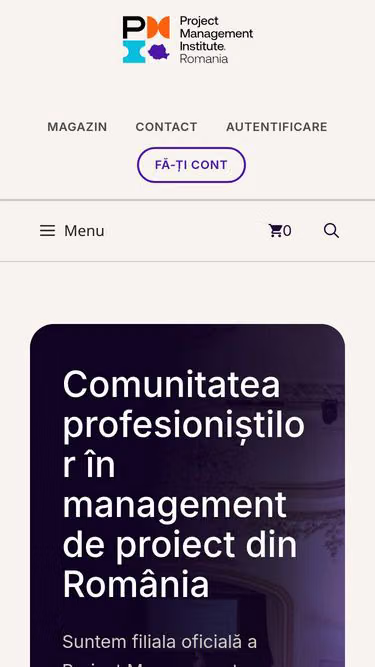 Screenshot of pmi.ro