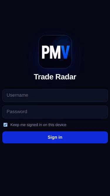 Screenshot of pmv.trading