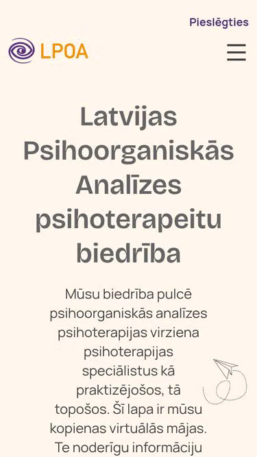 Screenshot of poa.lv