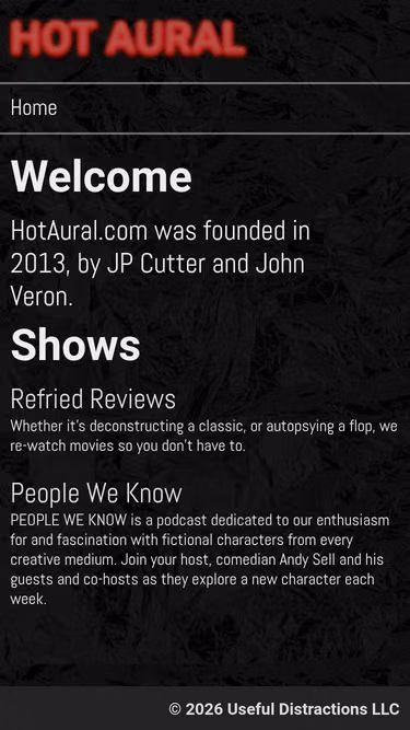 Screenshot of podcast.technology