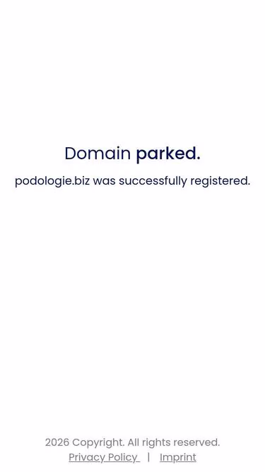 Screenshot of podologie.biz