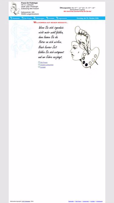 Screenshot of podologie.cc