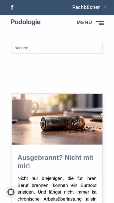 Screenshot of podologie.de