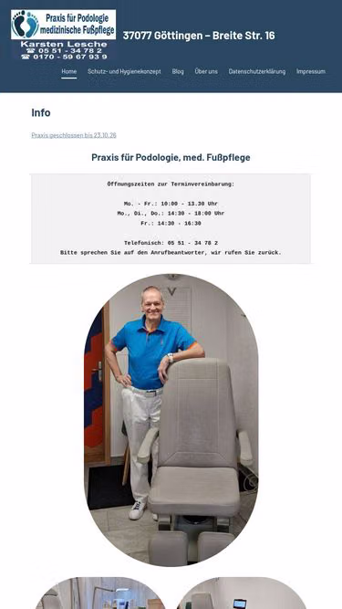Screenshot of podologie.org