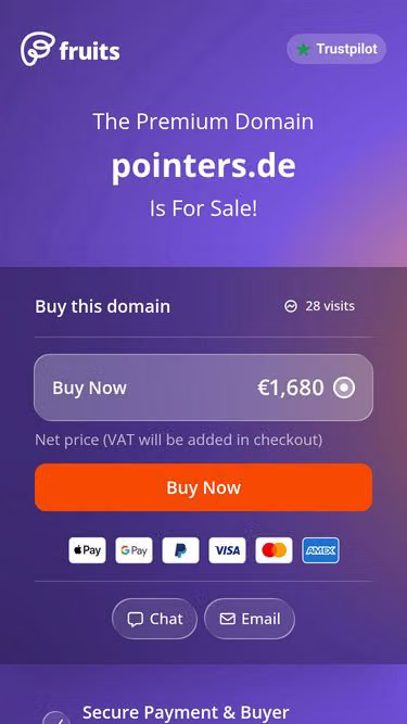 Screenshot of pointers.de