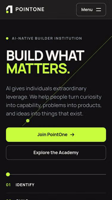 Screenshot of pointone.com.ng