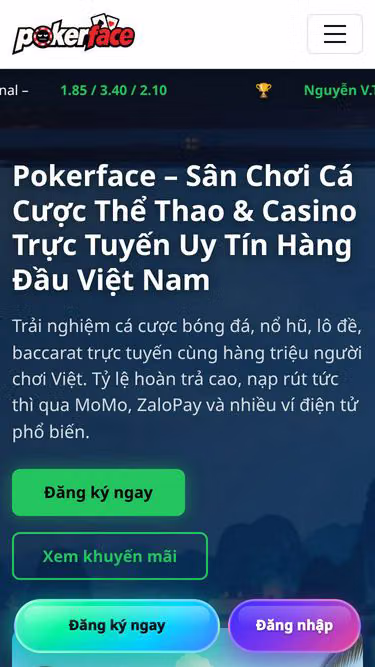 Screenshot of pokerface.top