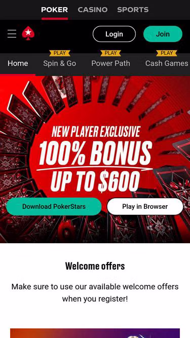 Screenshot of pokerstar.com.hr